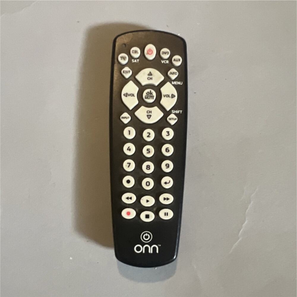 ONN Remote Control for TV Video Home Audio Model ONN Wireless Connectivity Black